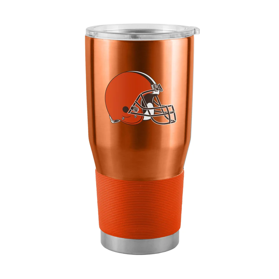 Cleveland Browns Travel Tumbler 30oz Stainless Steel Cleveland Browns Travel Tumbler 30oz Stainless Steel
