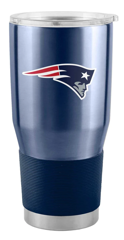 New England Patriots Travel Tumbler 30oz Stainless Steel New England Patriots Travel Tumbler 30oz Stainless Steel