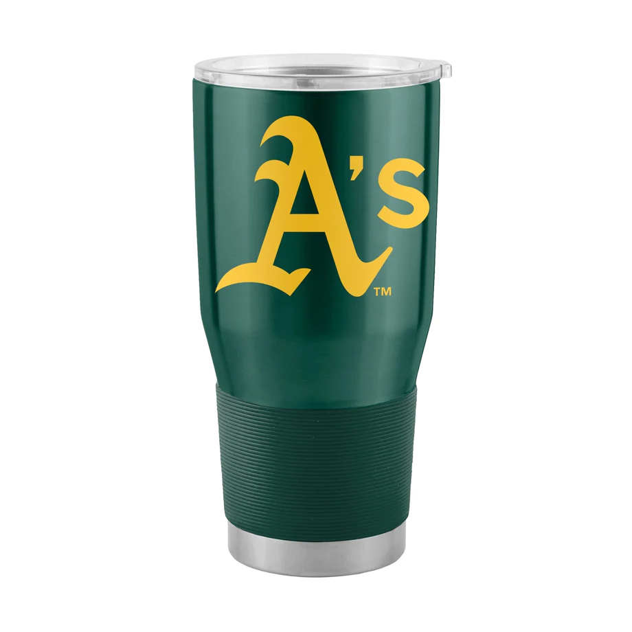 Oakland Athletics Travel Tumbler 30oz Stainless Steel Oakland Athletics Travel Tumbler 30oz Stainless Steel