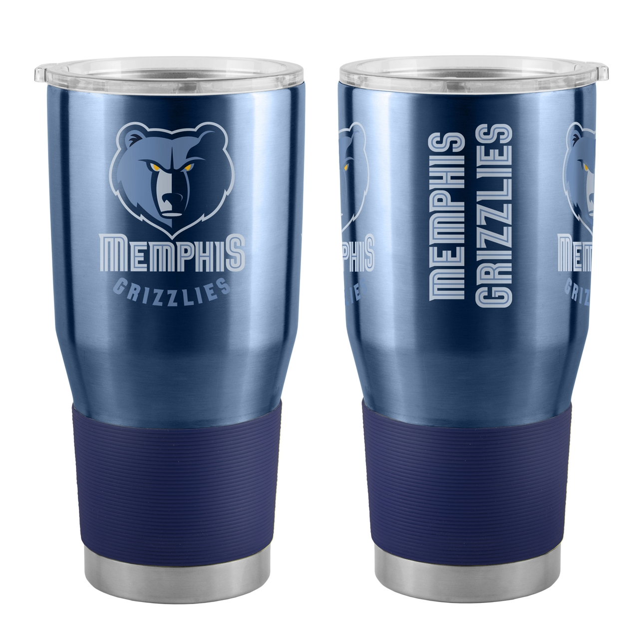 Memphis Grizzlies Travel Tumbler 30oz Stainless Steel – Special Order Memphis Grizzlies Travel Tumbler 30oz Stainless Steel – Special Order