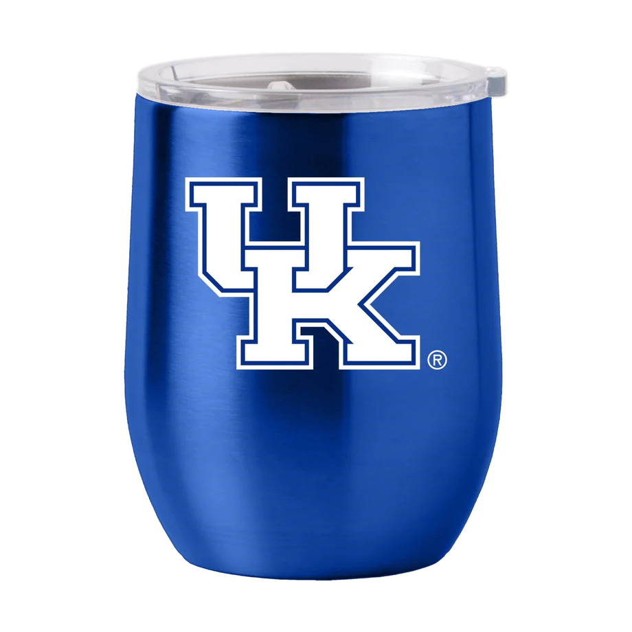Kentucky Wildcats Travel Tumbler 16oz Stainless Steel Curved Kentucky Wildcats Travel Tumbler 16oz Stainless Steel Curved