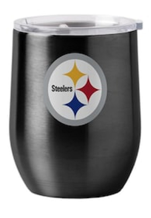 Pittsburgh Steelers Travel Tumbler 16oz Stainless Steel Curved Pittsburgh Steelers Travel Tumbler 16oz Stainless Steel Curved