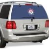 Texas Rangers Window Film Rear