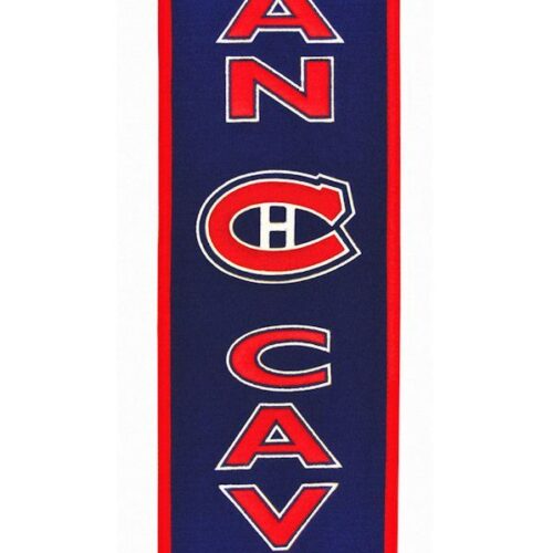 Montreal Canadiens Banner 8×32 Wool Man Cave
