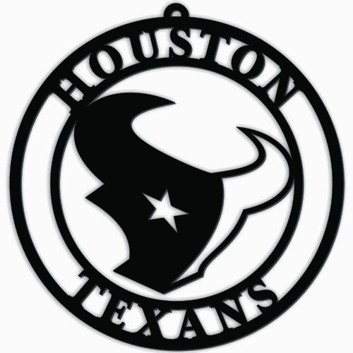 Houston Texans Sign Door Hanger 16 Inch