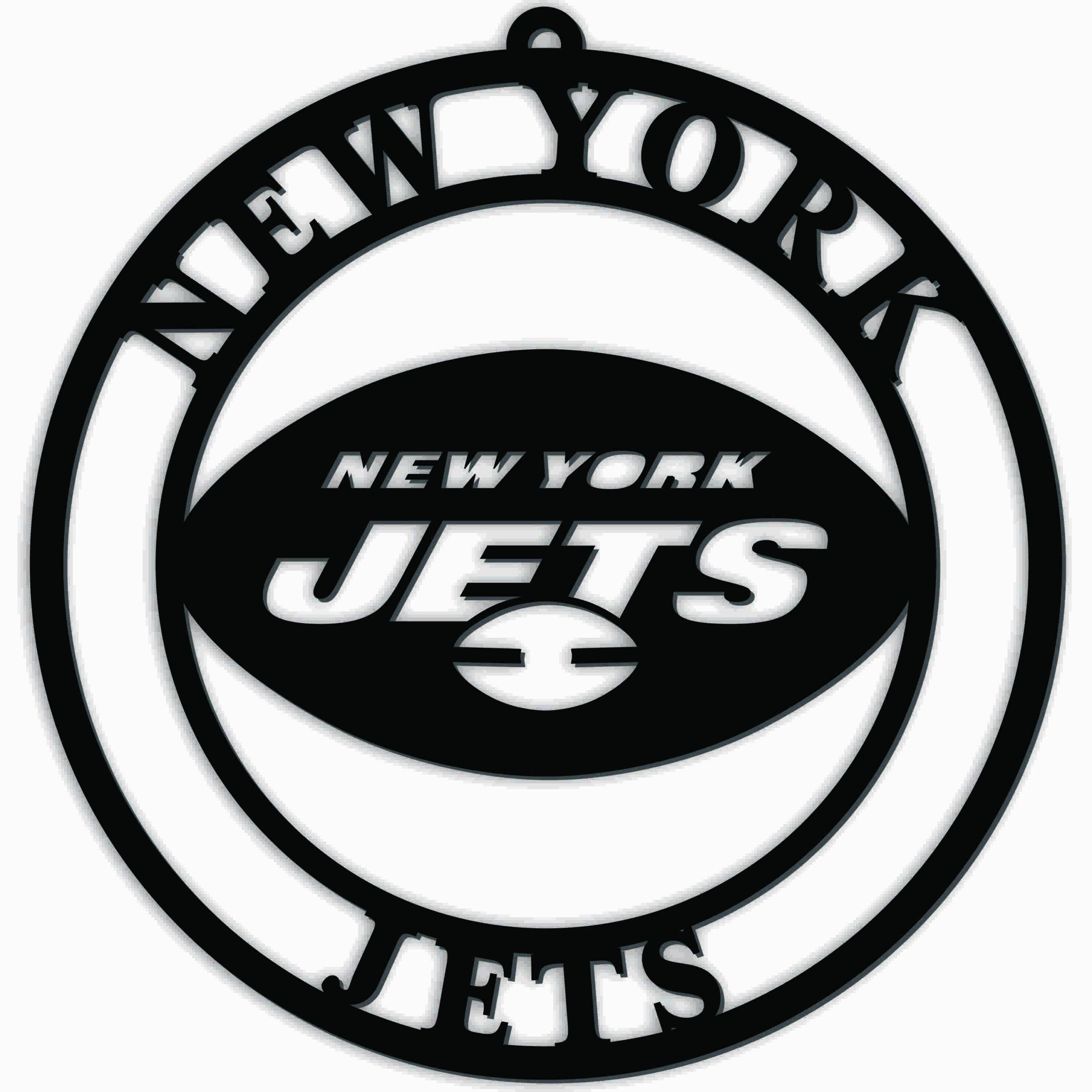 New York Jets Sign Door Hanger 16 Inch New York Jets Sign Door Hanger 16 Inch