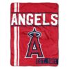 Los Angeles Angels Blanket 46×60 Micro Raschel Walk Off Design Rolled