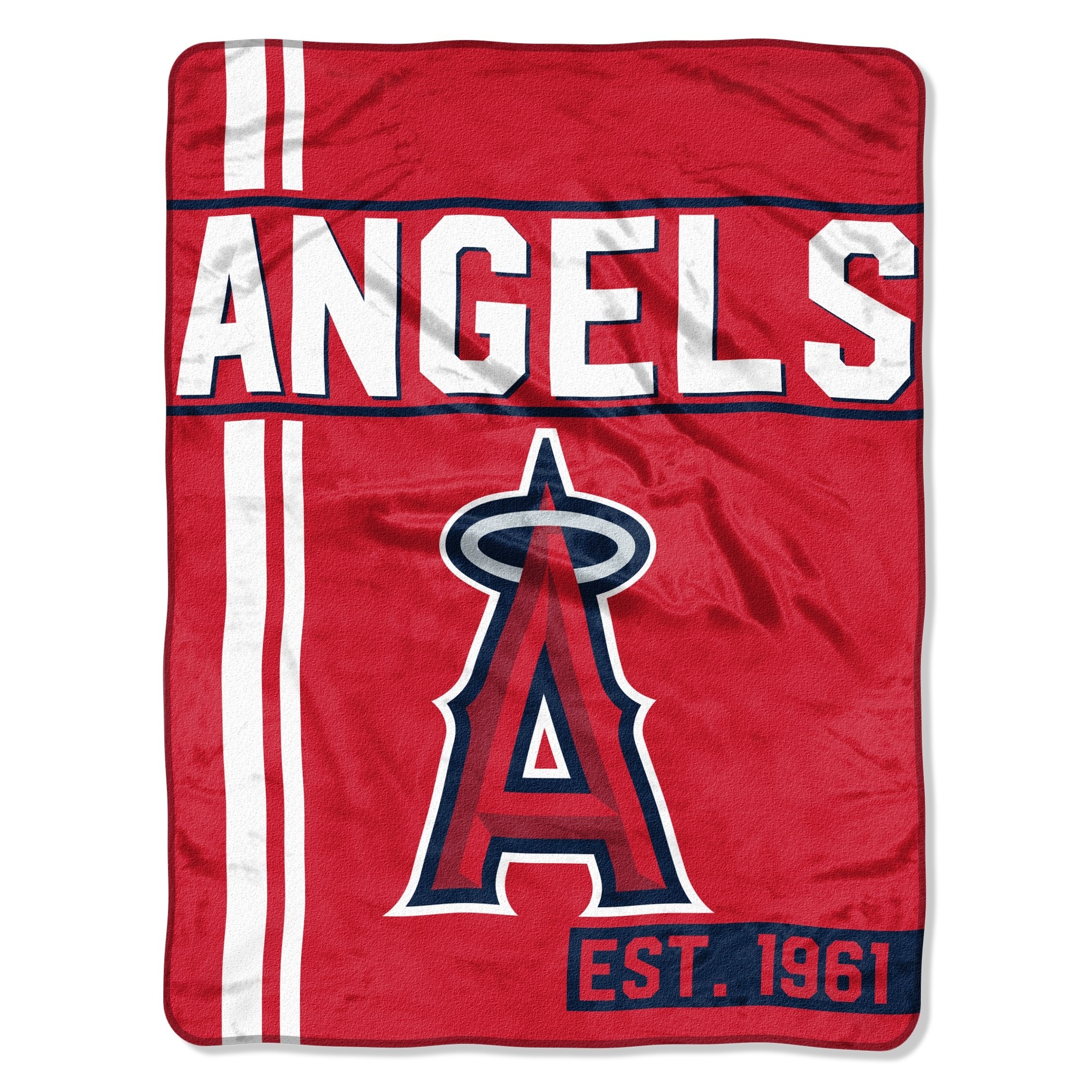 Los Angeles Angels Blanket 46×60 Micro Raschel Walk Off Design Rolled Los Angeles Angels Blanket 46×60 Micro Raschel Walk Off Design Rolled