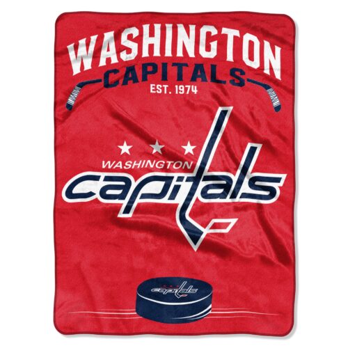Washington Capitals Blanket 60×80 Raschel Inspired Design