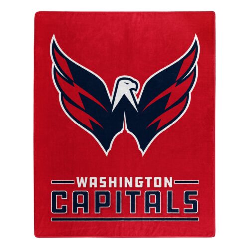 Washington Capitals Blanket 50×60 Raschel Interference Design