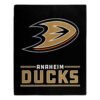 Anaheim Ducks Blanket 50×60 Raschel Interference Design