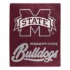 Mississippi State Bulldogs Blanket 50×60 Raschel Signature Design