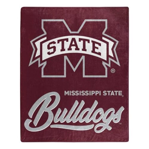 Mississippi State Bulldogs Blanket 50×60 Raschel Signature Design