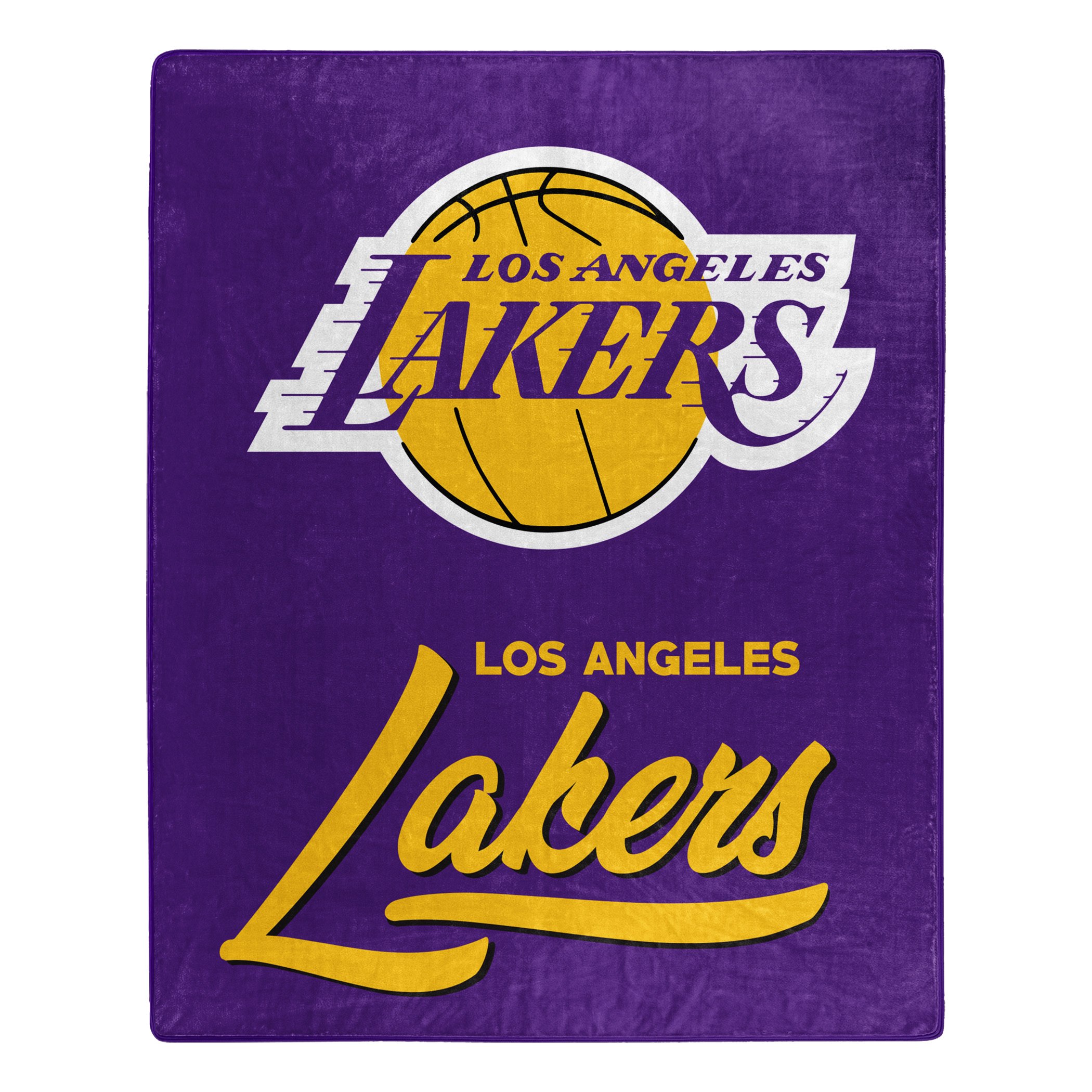 Los Angeles Lakers Blanket 50×60 Raschel Signature Design Los Angeles Lakers Blanket 50×60 Raschel Signature Design
