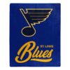 St. Louis Blues Blanket 50×60 Raschel Signature Design