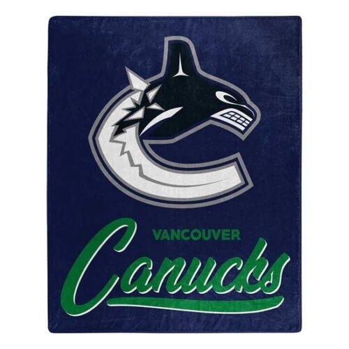 Vancouver Canucks Blanket 50×60 Raschel Signature Design