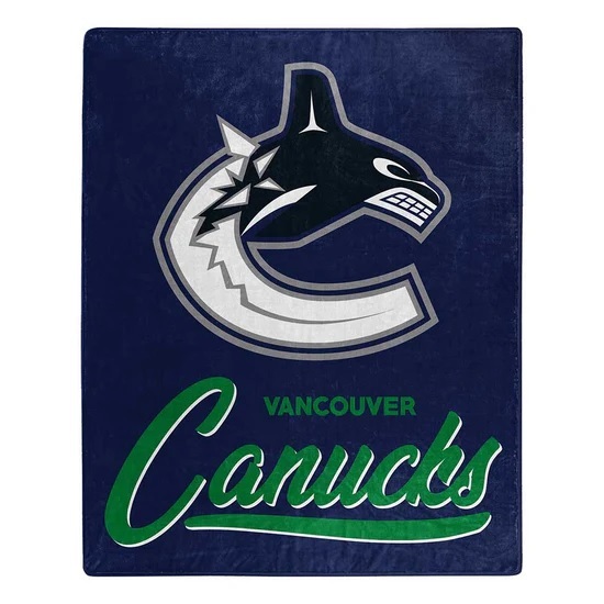 Vancouver Canucks Blanket 50×60 Raschel Signature Design Vancouver Canucks Blanket 50×60 Raschel Signature Design