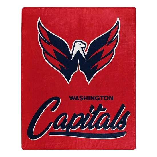 Washington Capitals Blanket 50×60 Raschel Signature Design Washington Capitals Blanket 50×60 Raschel Signature Design
