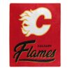 Calgary Flames Blanket 50×60 Raschel Signature Design