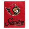 Ottawa Senators Blanket 50×60 Raschel Signature Design
