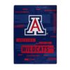 Arizona Wildcats Blanket 60×80 Raschel Digitize Design