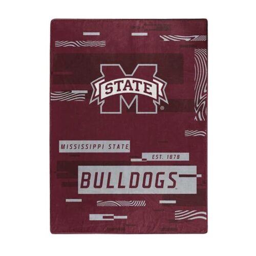 Mississippi State Bulldogs Blanket 60×80 Raschel Digitize Design