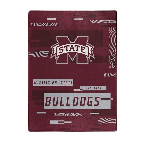 Mississippi State Bulldogs Blanket 60×80 Raschel Digitize Design Mississippi State Bulldogs Blanket 60×80 Raschel Digitize Design