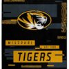 Missouri Tigers Blanket 60×80 Raschel Digitize Design