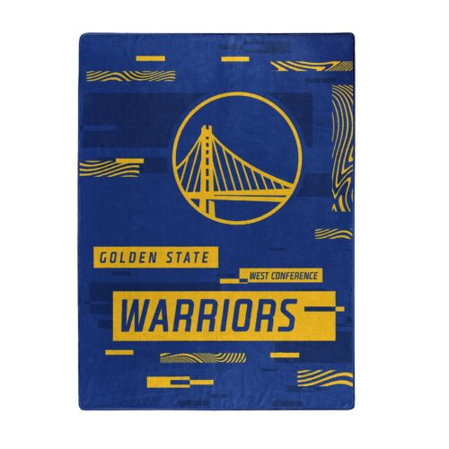 Golden State Warriors Blanket 60×80 Raschel Digitize Design