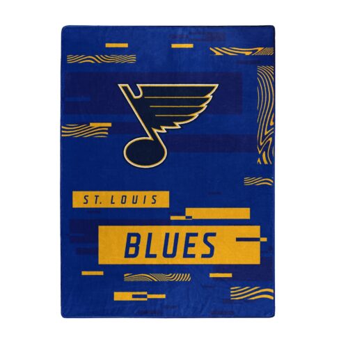 St. Louis Blues Blanket 60×80 Raschel Digitize Design