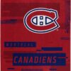 Montreal Canadiens Blanket 60×80 Raschel Digitize Design