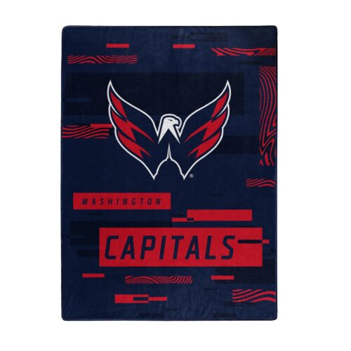 Washington Capitals Blanket 60×80 Raschel Digitize Design