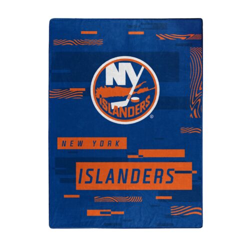 New York Islanders Blanket 60×80 Raschel Digitize Design