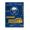 Buffalo Sabres Blanket 60×80 Raschel Digitize Design