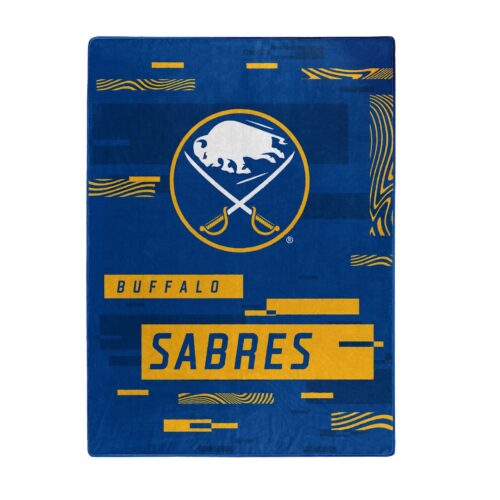 Buffalo Sabres Blanket 60×80 Raschel Digitize Design