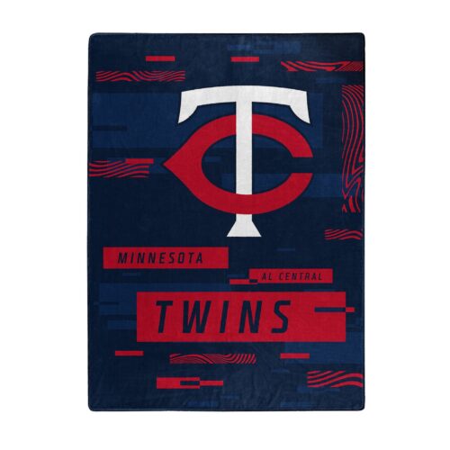 Minnesota Twins Blanket 60×80 Raschel Digitize Design