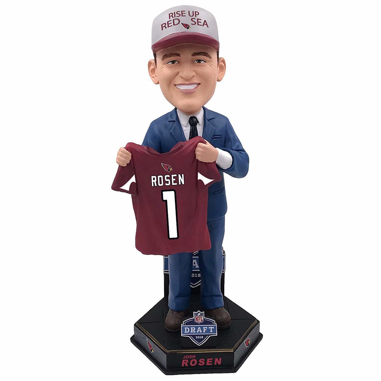 Arizona Cardinals Josh Rosen Bobble 2018 NFL Draft Pick #10 Arizona Cardinals Josh Rosen Bobble 2018 NFL Draft Pick #10