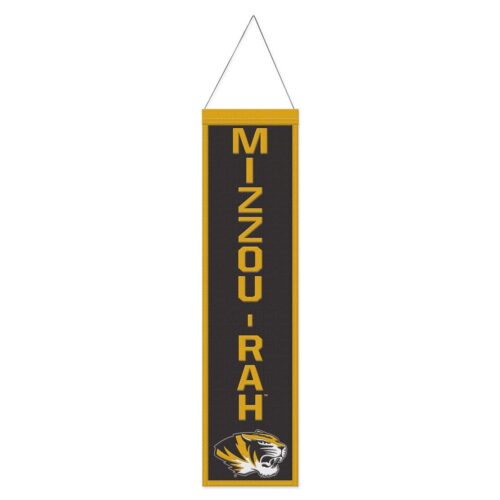 Missouri Tigers Banner Wool 8×32 Heritage Slogan Design – Special Order