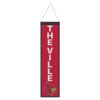 Louisville Cardinals Banner Wool 8×32 Heritage Slogan Design – Special Order