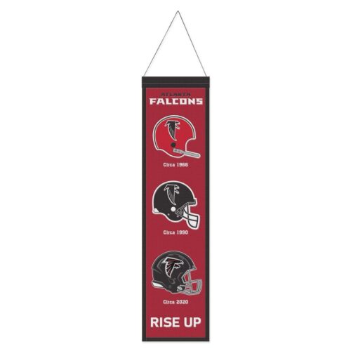 Atlanta Falcons Banner Wool 8×32 Heritage Evolution Design