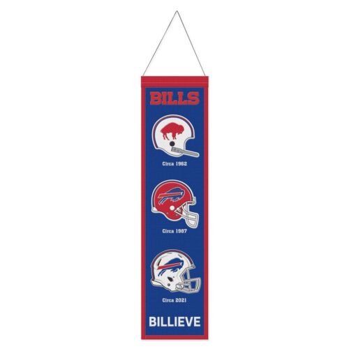 Buffalo Bills Banner Wool 8×32 Heritage Evolution Design