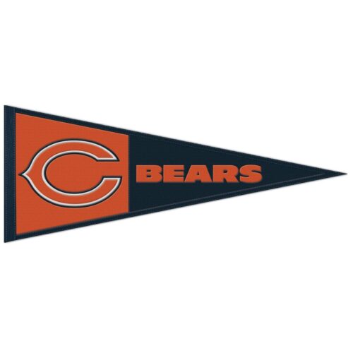 Chicago Bears Pennant Wool 13×32