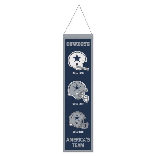 Dallas Cowboys Banner Wool 8×32 Heritage Evolution Design
