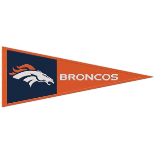 Denver Broncos Pennant Wool 13×32