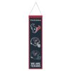 Houston Texans Banner Wool 8×32 Heritage Evolution Design