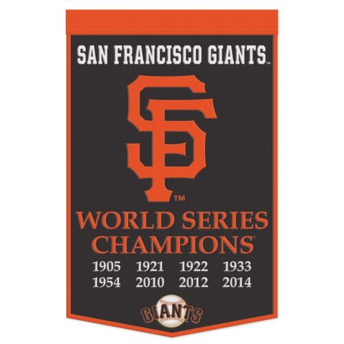 San Francisco Giants Banner Wool 24×38 Dynasty Champ Design