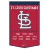 St. Louis Cardinals Banner Wool 24×38 Dynasty Champ Design