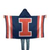 Illinois Fighting Illini Hoodie Flag