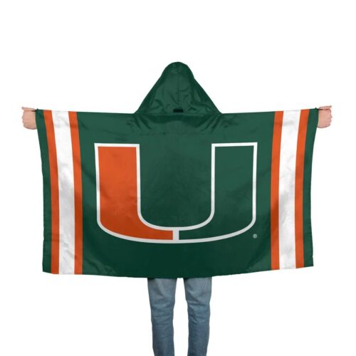 Miami Hurricanes Hoodie Flag