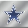 Dallas Cowboys License Plate Laser Cut Silver